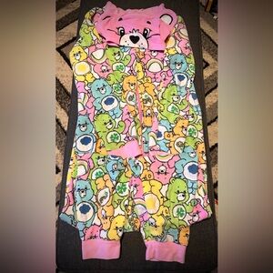 Care Bears Hooded Multicolor Kids Pajama Set